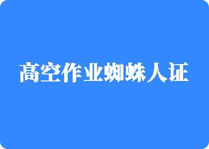 色逼色逼色逼高空作业蜘蛛人证